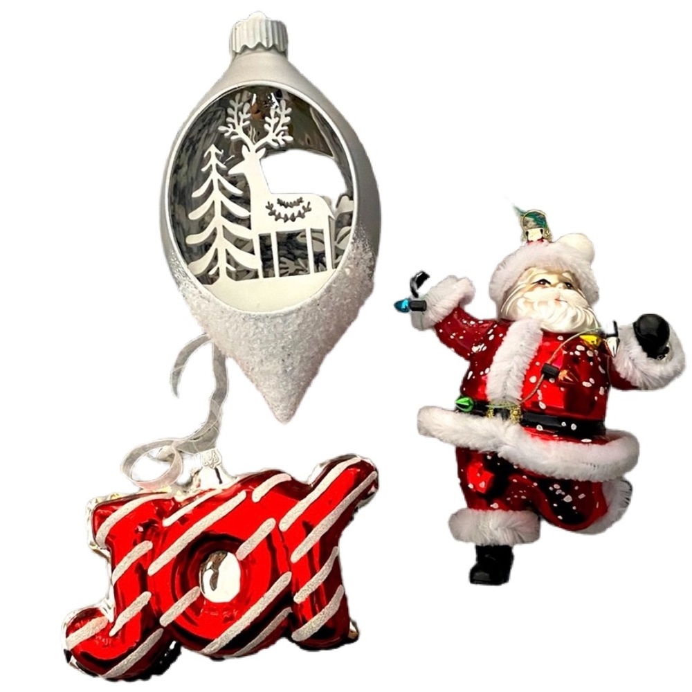 Bundle of Holiday Lane Christmas Tree Ornaments 🎅🏻🎄